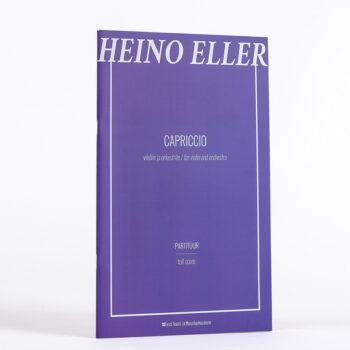 Heino Eller noodid Capriccio (partituur)