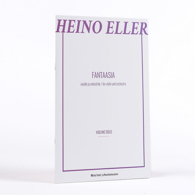 Heino Eller noodid Fantaasia (soolo viiul)