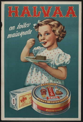 MM plakat Halvaa on toitev maiuspala 6405