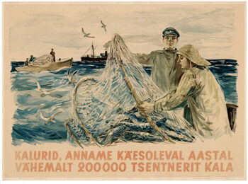 Plakat Kalurid, anname käesoleval aastal vähemalt 200000 tsentnerit kala