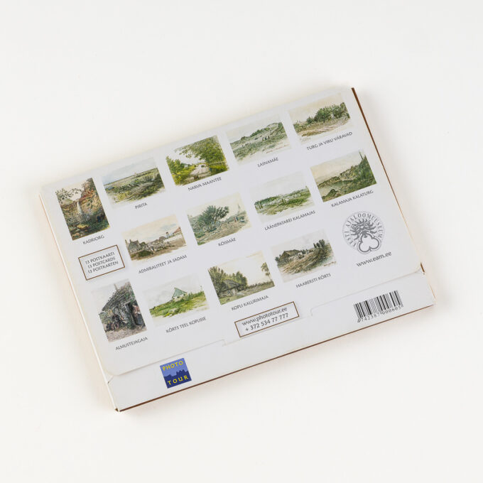 Postkaardikomplekt C. FCR. Buddeus. Väljaspool Linnamüüri. XIX sajandi Tallinna vaateid Eesti Ajaloomuuseumi kunstikogus